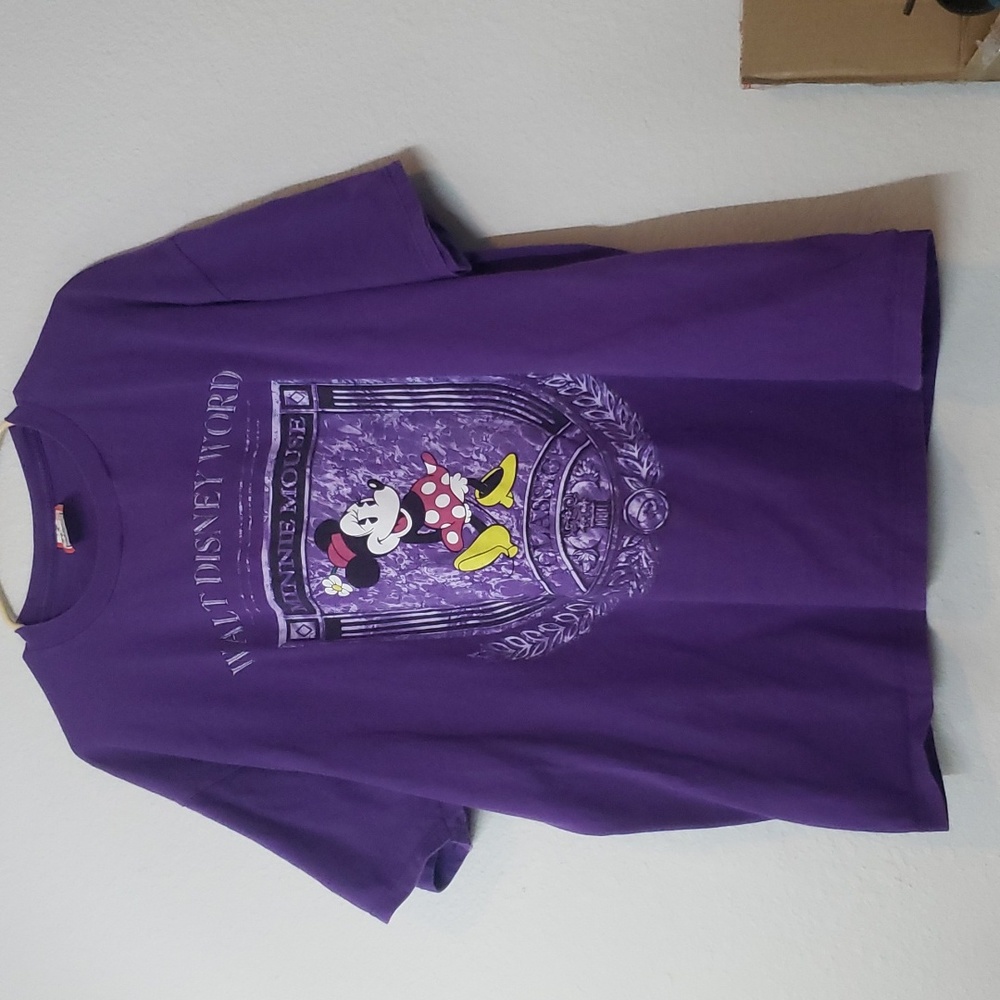 Disney Designs XXL purple Minnie the mouse T shirt.